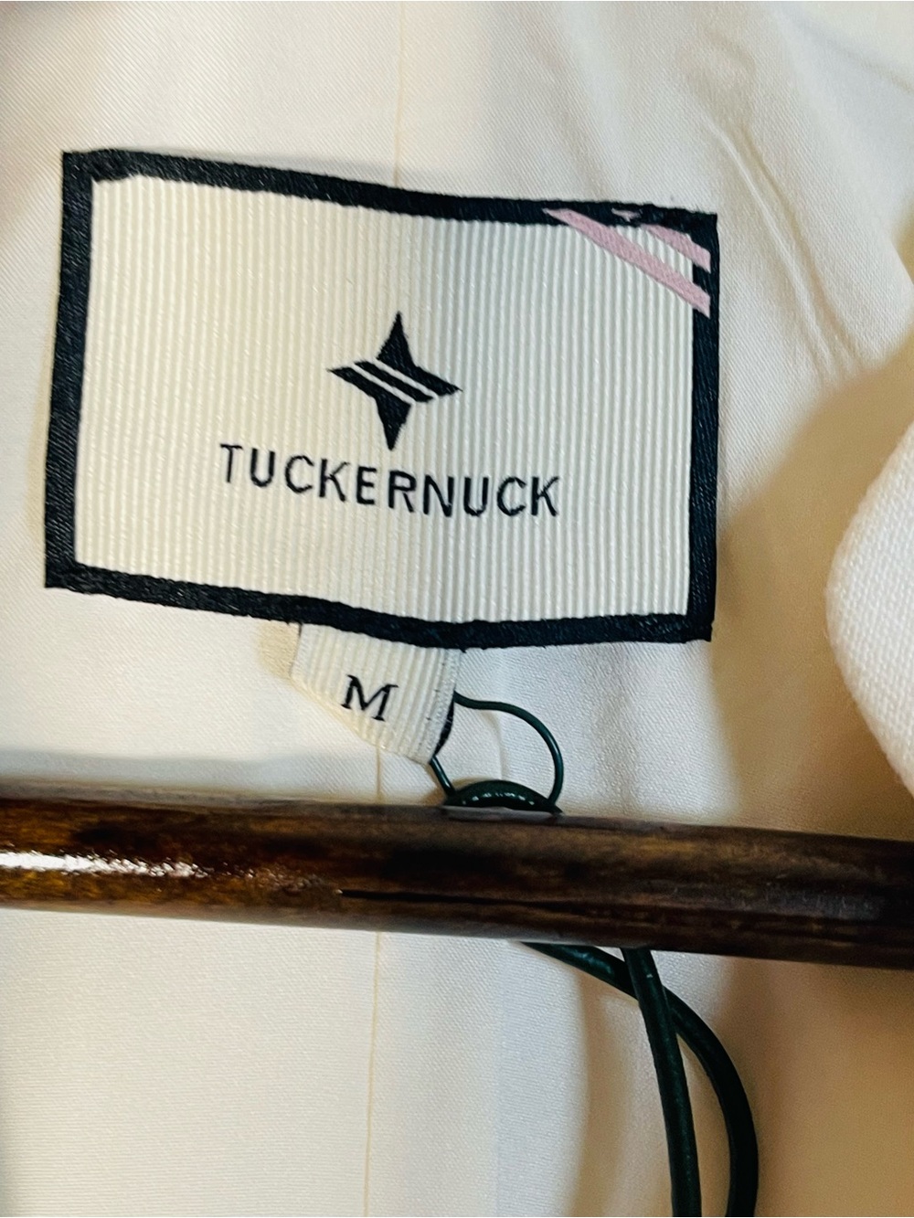 Tuckernuck NWT Carolina Maxi Dress Size Medium in Ivory Crepe - Picture 11 of 16